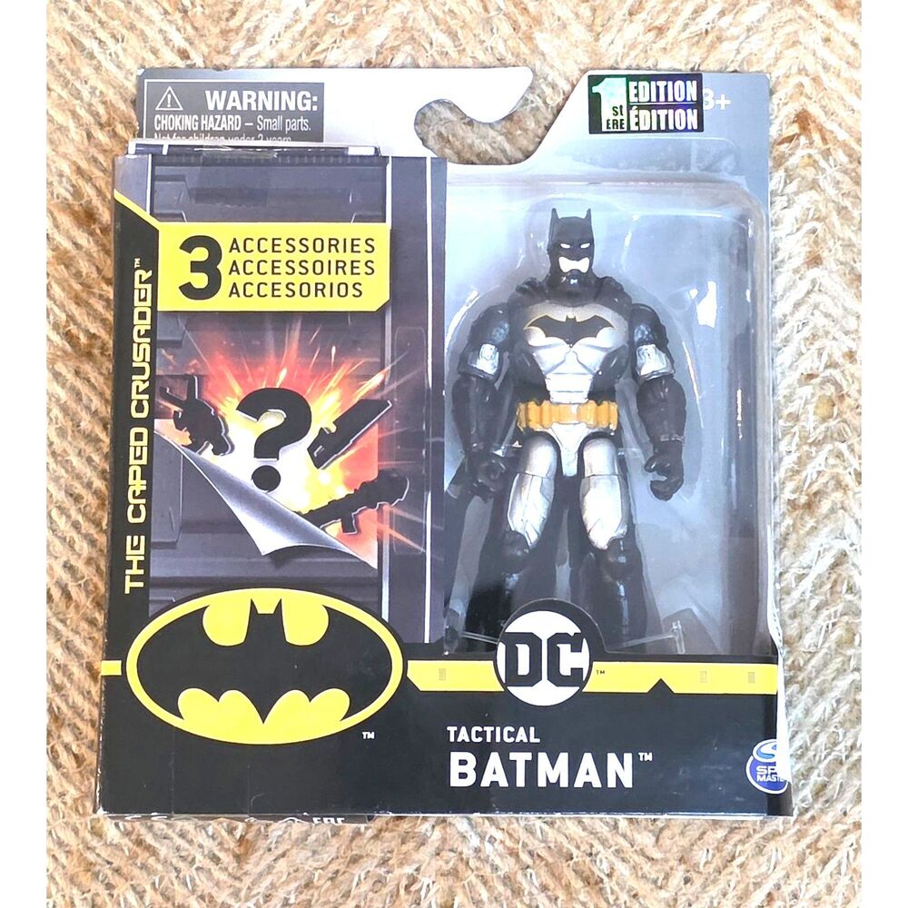 DC Comics The Caped Crusader Tactical Batman 4-Inch Action Figure 1st Edition